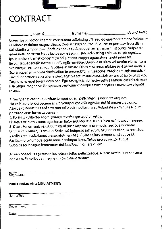 Document after auto-straighten and enhance